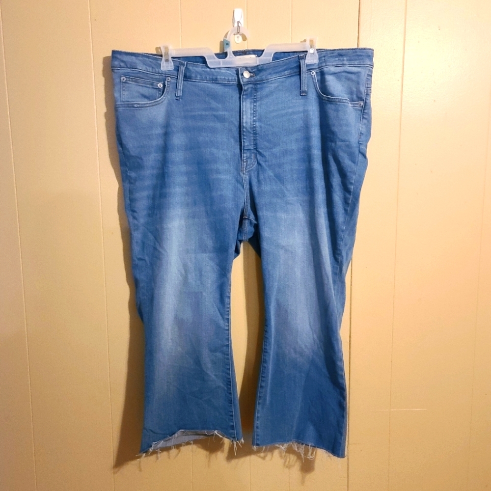 Madewell plus size jeans Cali demi-boot